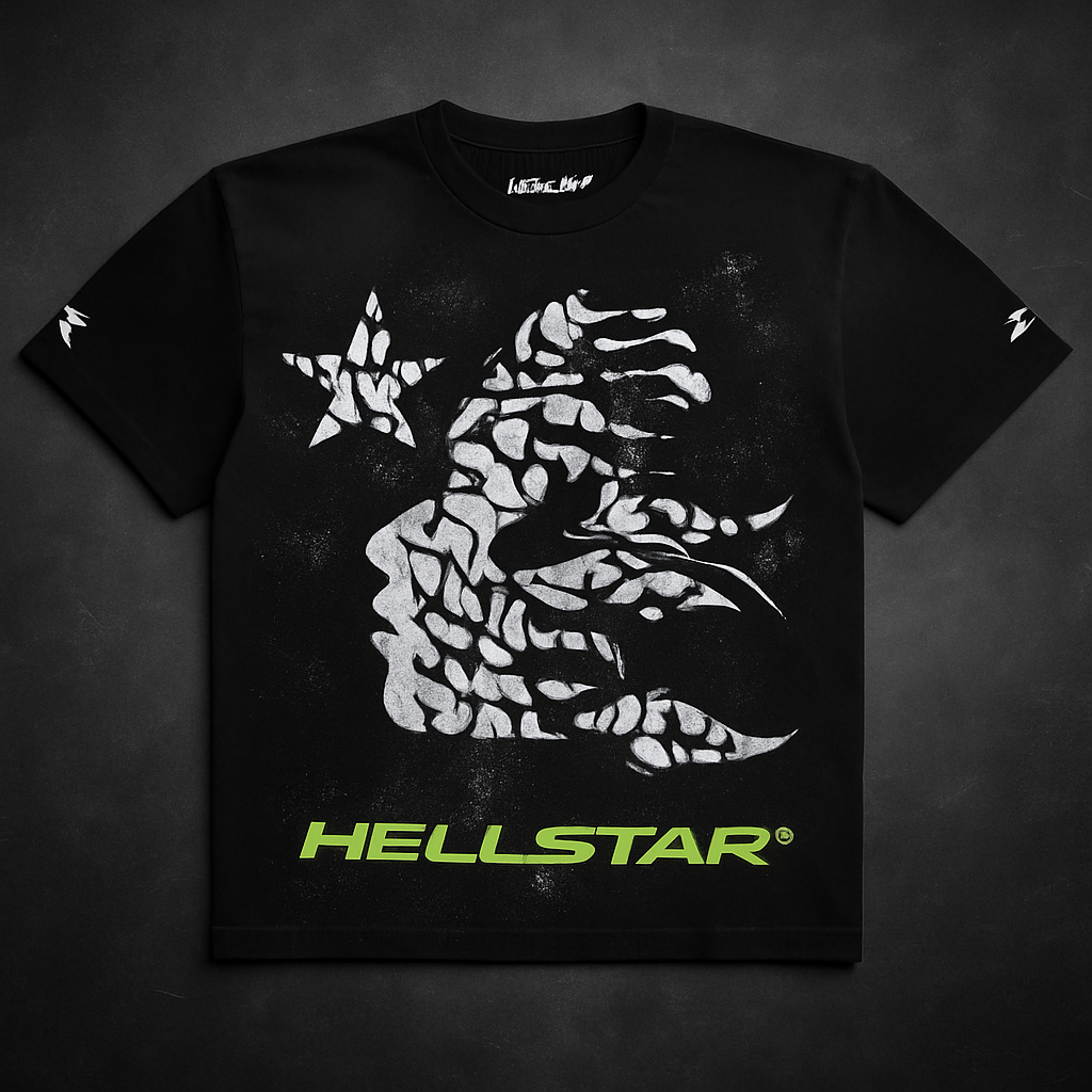 Hellstar Thorn T-Shirt Black/Green