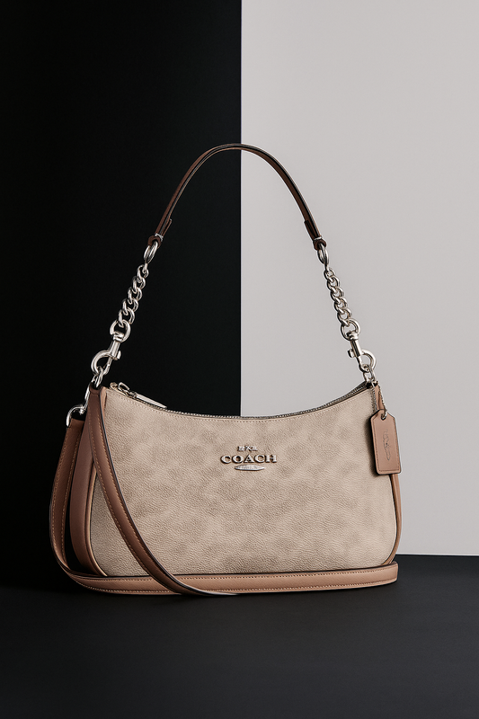 Coach Teri Handbag - Tan/Brown